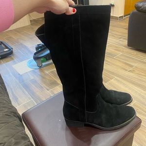 White mountain suede boots